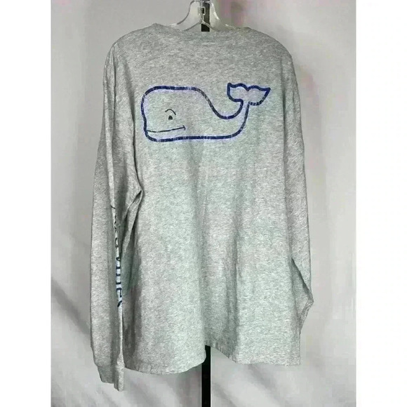 Vinyard Vines Men's Long Sleeve Logo T-Shirt Size 2XL - Picture 2 of 6